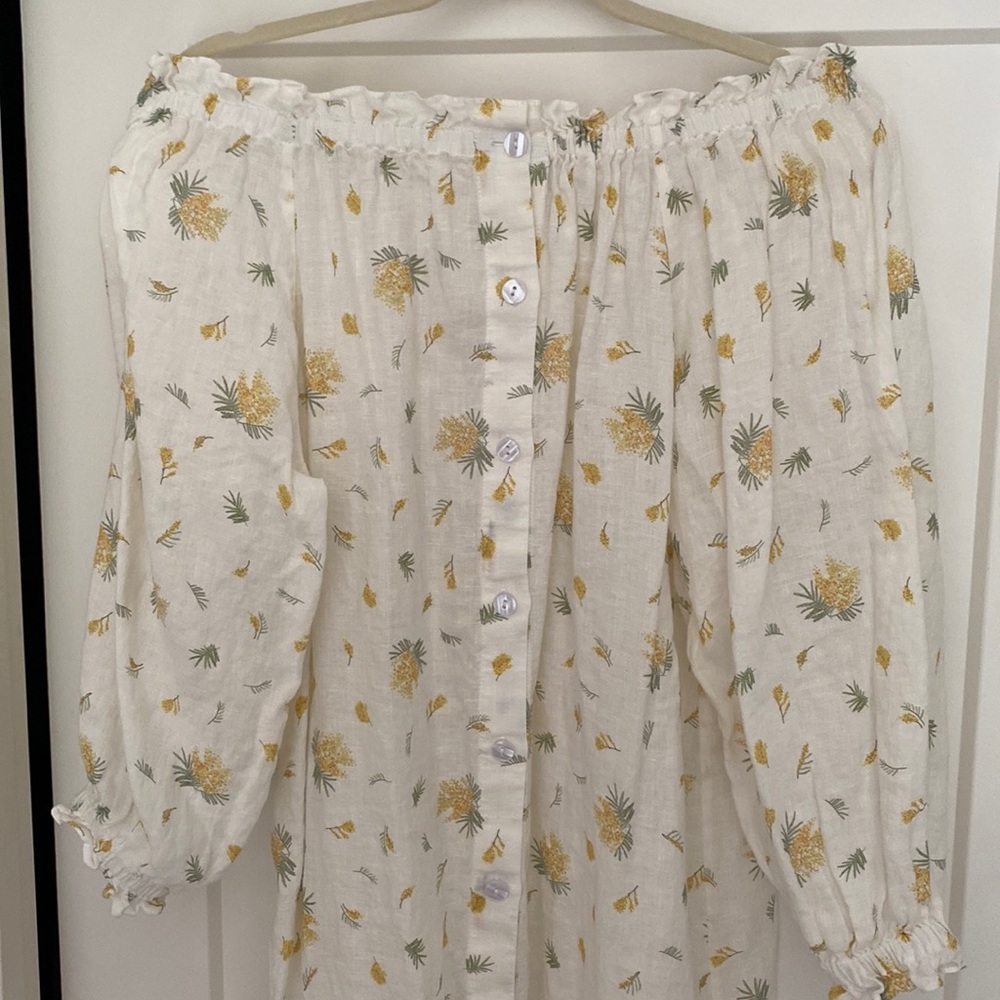 Floral Off-Shoulder Maxi Dress